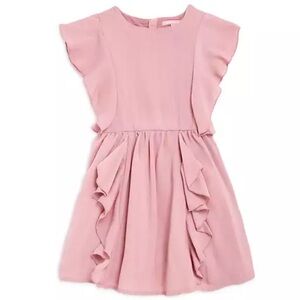 BCBG BCBGirls Girls’ Ruffled Crepe Dress Big Kid